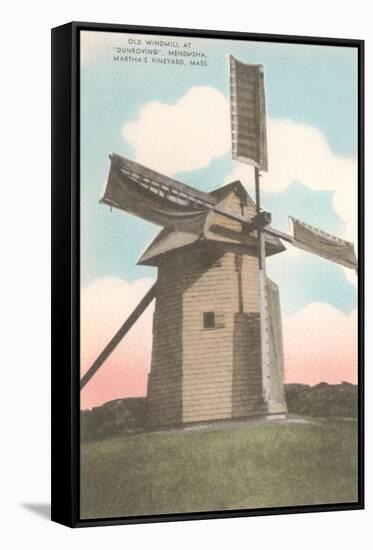 Old Windmill, Martha's Vineyard-null-Framed Stretched Canvas