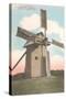 Old Windmill, Martha's Vineyard-null-Stretched Canvas