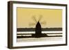 Old Windmill Used to Raise Water from the Stagnone Lagoon into Salt Pans South of Trapani-Rob Francis-Framed Photographic Print