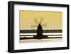 Old Windmill Used to Raise Water from the Stagnone Lagoon into Salt Pans South of Trapani-Rob Francis-Framed Photographic Print