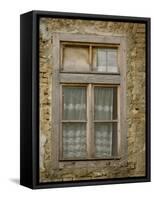 Old Window, Senj, Croatia-Russell Young-Framed Stretched Canvas