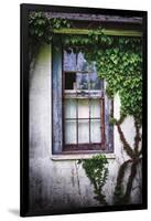Old Window with Ivy-George Oze-Framed Photographic Print