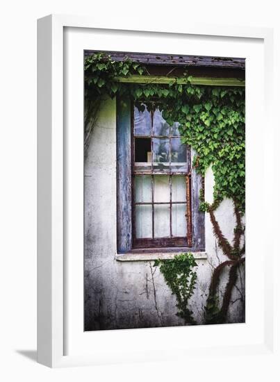 Old Window with Ivy-George Oze-Framed Photographic Print