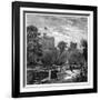 Old Windsor Lock, 1880-Robert Taylor Pritchett-Framed Premium Giclee Print