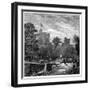 Old Windsor Lock, 1880-Robert Taylor Pritchett-Framed Premium Giclee Print