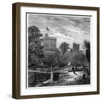 Old Windsor Lock, 1880-Robert Taylor Pritchett-Framed Giclee Print