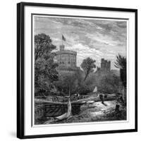 Old Windsor Lock, 1880-Robert Taylor Pritchett-Framed Giclee Print