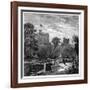 Old Windsor Lock, 1880-Robert Taylor Pritchett-Framed Giclee Print