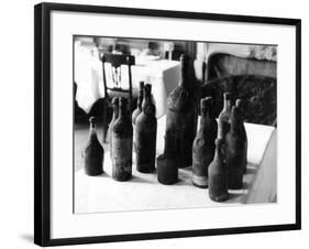 Old Wine Bottles-null-Framed Photographic Print