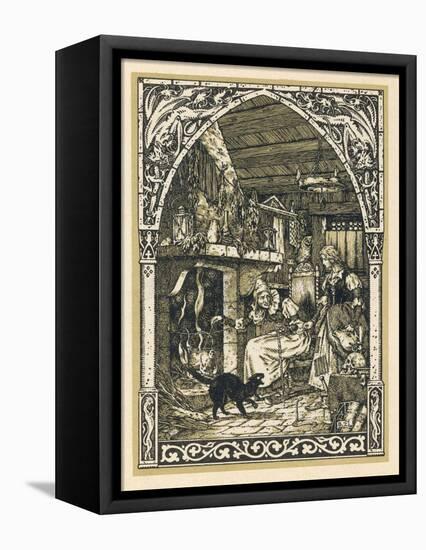 Old Witch Young Witch-Bernard Zuber-Framed Stretched Canvas