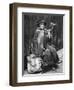 Old Woman, Back of Fleet Street, London, 1926-1927-Hoppe-Framed Premium Giclee Print