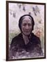 Old Woman (Dressed in Black, with Wisteria)-Giuseppe De Nittis-Framed Art Print