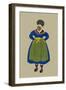 Old Woman from Briancon Near the Alps-Elizabeth Whitney Moffat-Framed Art Print