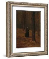 Old Woman Gathering Brush, 1865-Winslow Homer-Framed Giclee Print