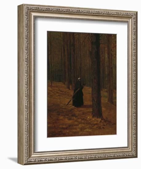 Old Woman Gathering Brush, 1865-Winslow Homer-Framed Giclee Print