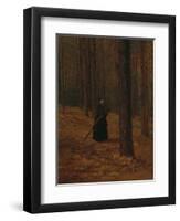 Old Woman Gathering Brush, 1865-Winslow Homer-Framed Giclee Print