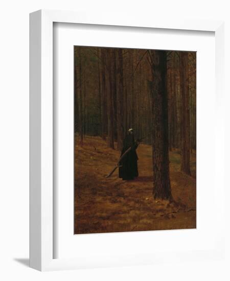 Old Woman Gathering Brush, 1865-Winslow Homer-Framed Giclee Print