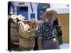 Old Woman, Hora, Mykonos, Cyclades, Greece-Gavin Hellier-Stretched Canvas