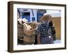Old Woman, Hora, Mykonos, Cyclades, Greece-Gavin Hellier-Framed Premium Photographic Print