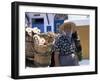 Old Woman, Hora, Mykonos, Cyclades, Greece-Gavin Hellier-Framed Premium Photographic Print