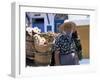 Old Woman, Hora, Mykonos, Cyclades, Greece-Gavin Hellier-Framed Premium Photographic Print