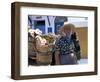 Old Woman, Hora, Mykonos, Cyclades, Greece-Gavin Hellier-Framed Photographic Print