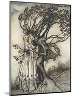 Old Woman in the Wood-Arthur Rackham-Mounted Photographic Print