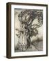 Old Woman in the Wood-Arthur Rackham-Framed Photographic Print