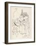 Old Woman Lived in Shoe-Arthur Rackham-Framed Art Print