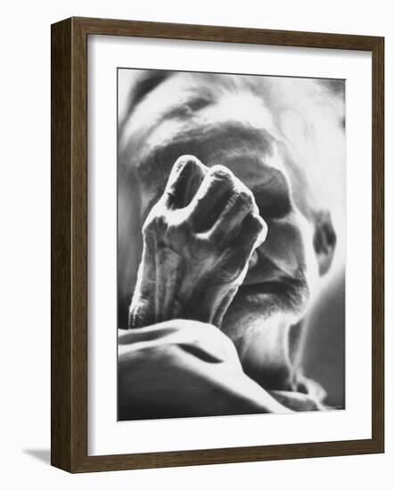 Old Woman Patient at the St. Louis Chronic Hospital-Grey Villet-Framed Photographic Print