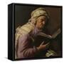 Old Woman Reading, 1626-1633-Jan Lievens-Framed Stretched Canvas