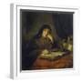 Old Woman Reading a Book-Abraham van Dyck-Framed Giclee Print