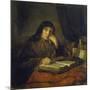 Old Woman Reading a Book-Abraham van Dyck-Mounted Giclee Print