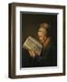 Old Woman Reading, c.1631-2-Gerrit or Gerard Dou-Framed Giclee Print