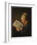 Old Woman Reading, c.1631-2-Gerrit or Gerard Dou-Framed Giclee Print