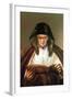 Old Woman, Reading-Rembrandt van Rijn-Framed Art Print