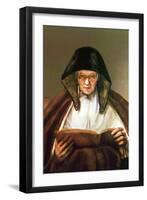 Old Woman, Reading-Rembrandt van Rijn-Framed Art Print