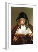 Old Woman, Reading-Rembrandt van Rijn-Framed Art Print