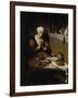 Old Woman Saying Grace, known as ‘The Prayer Without End’, C.1656-Nicolaes Maes-Framed Giclee Print