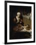 Old Woman Saying Grace, known as ‘The Prayer Without End’, C.1656-Nicolaes Maes-Framed Giclee Print