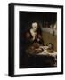 Old Woman Saying Grace, known as ‘The Prayer Without End’, C.1656-Nicolaes Maes-Framed Giclee Print