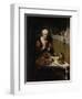 Old Woman Saying Grace-Nicolaes Maes-Framed Art Print