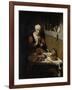 Old Woman Saying Grace-Nicolaes Maes-Framed Art Print