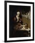 Old Woman Saying Grace-Nicolaes Maes-Framed Art Print