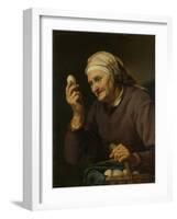 Old Woman Selling Eggs-Hendrick Bloemaert-Framed Art Print