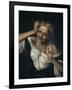 Old Woman Tearing at Her Hair-Quentin Massys-Framed Giclee Print