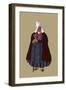Old Woman with a Cane from Picardy in Vicinity of Amiens-Elizabeth Whitney Moffat-Framed Art Print
