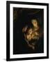 Old Woman with Brazier, circa 1618-1620-Peter Paul Rubens-Framed Giclee Print