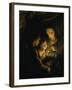 Old Woman with Brazier, circa 1618-1620-Peter Paul Rubens-Framed Giclee Print