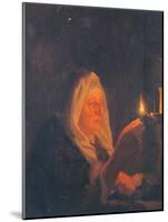 Old Woman with Candle-Bartholomaus Maton-Mounted Giclee Print